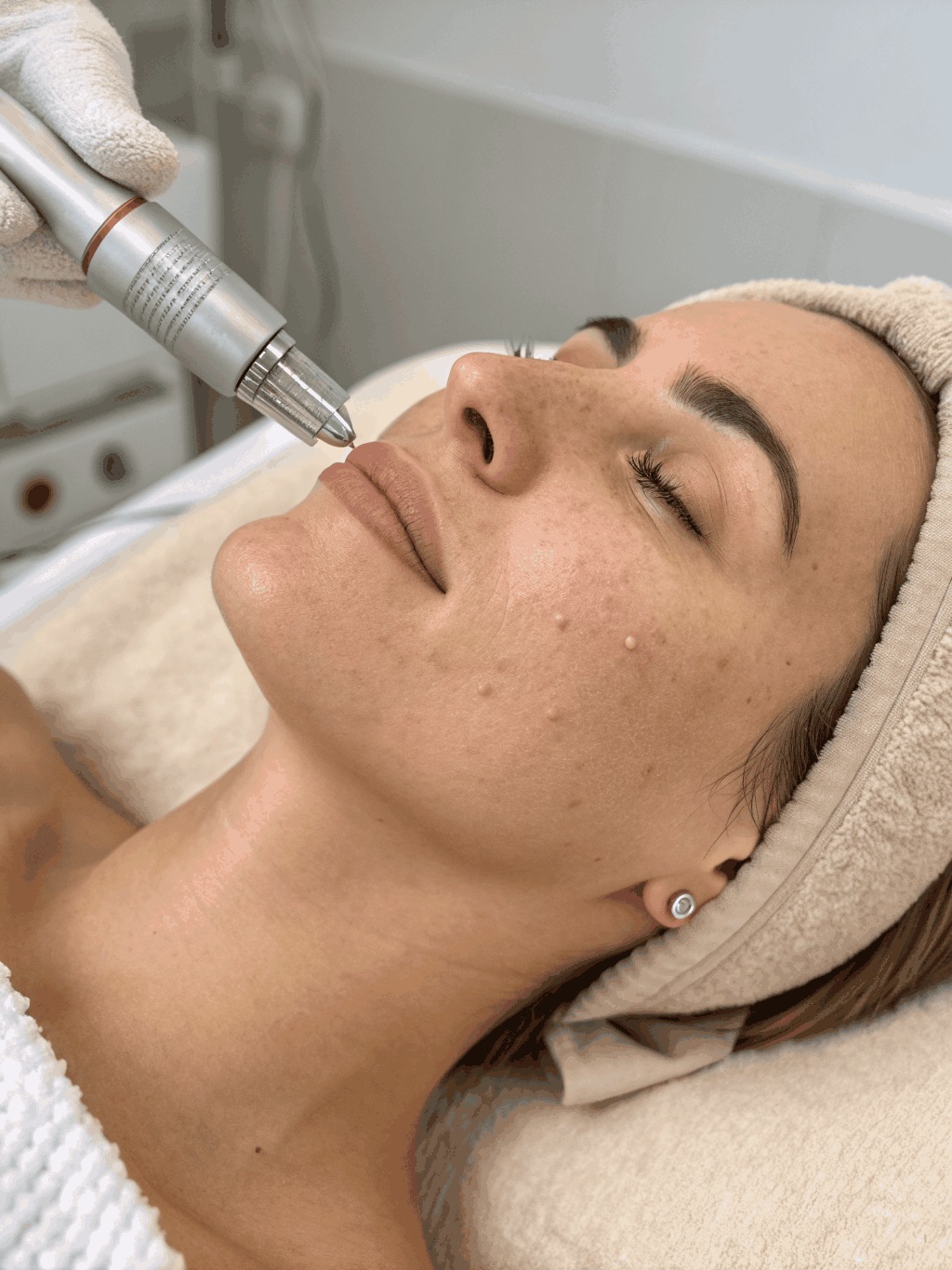 Microneedling Behandlung bei Marah Aesthetic München